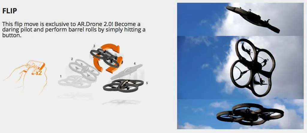 51vhouJO79L Parrot AR Drone Quadricopter, 2.0 Elite Edition, 720p