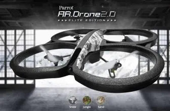 Parrot AR Drone Quadricopter, 2.0 Elite Edition, 720p